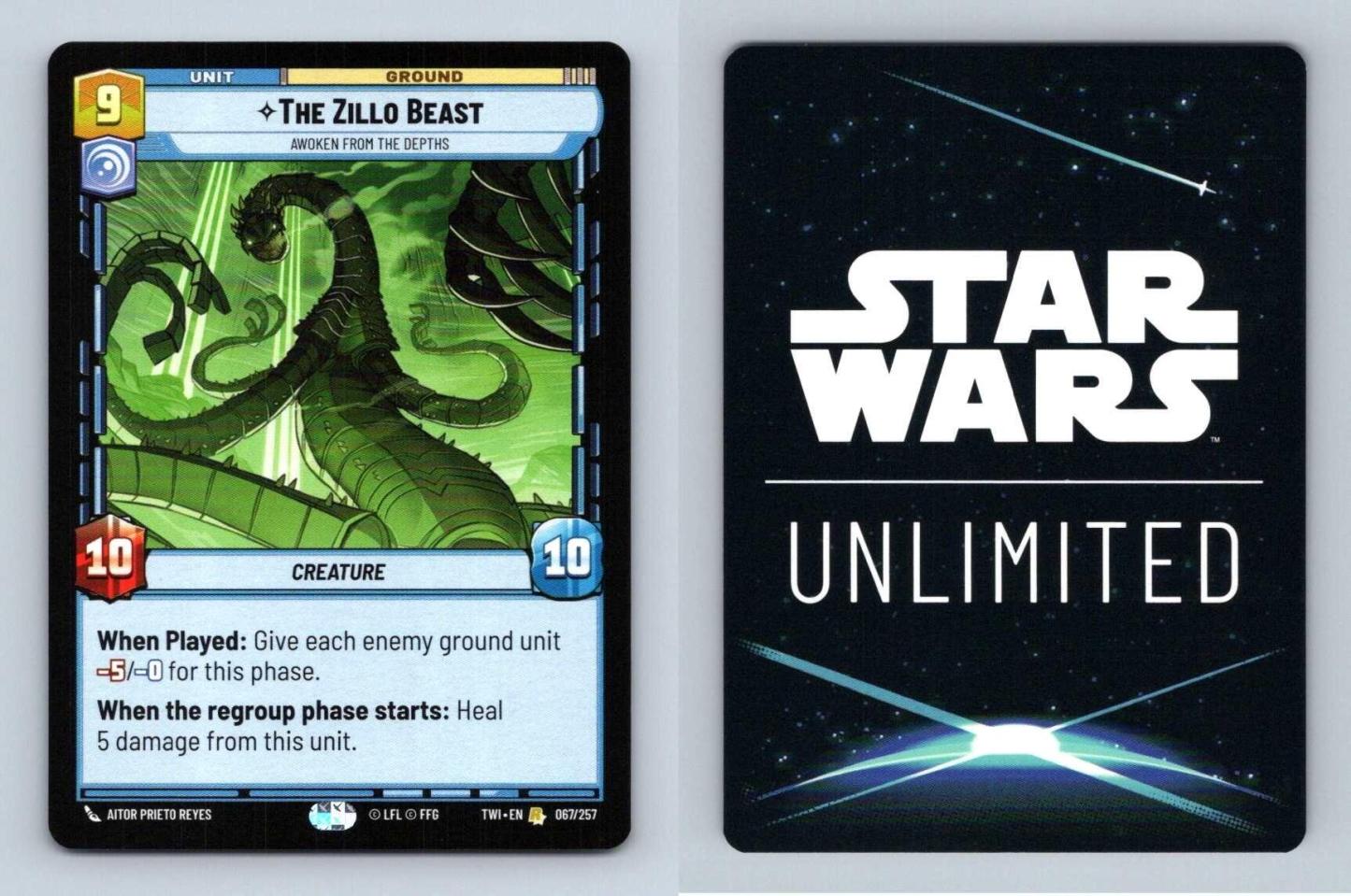 The Zillo Beast #067 Star Wars Unlimited Twilight Of The Republic 2024 Rare TCG-Breakoutcards
