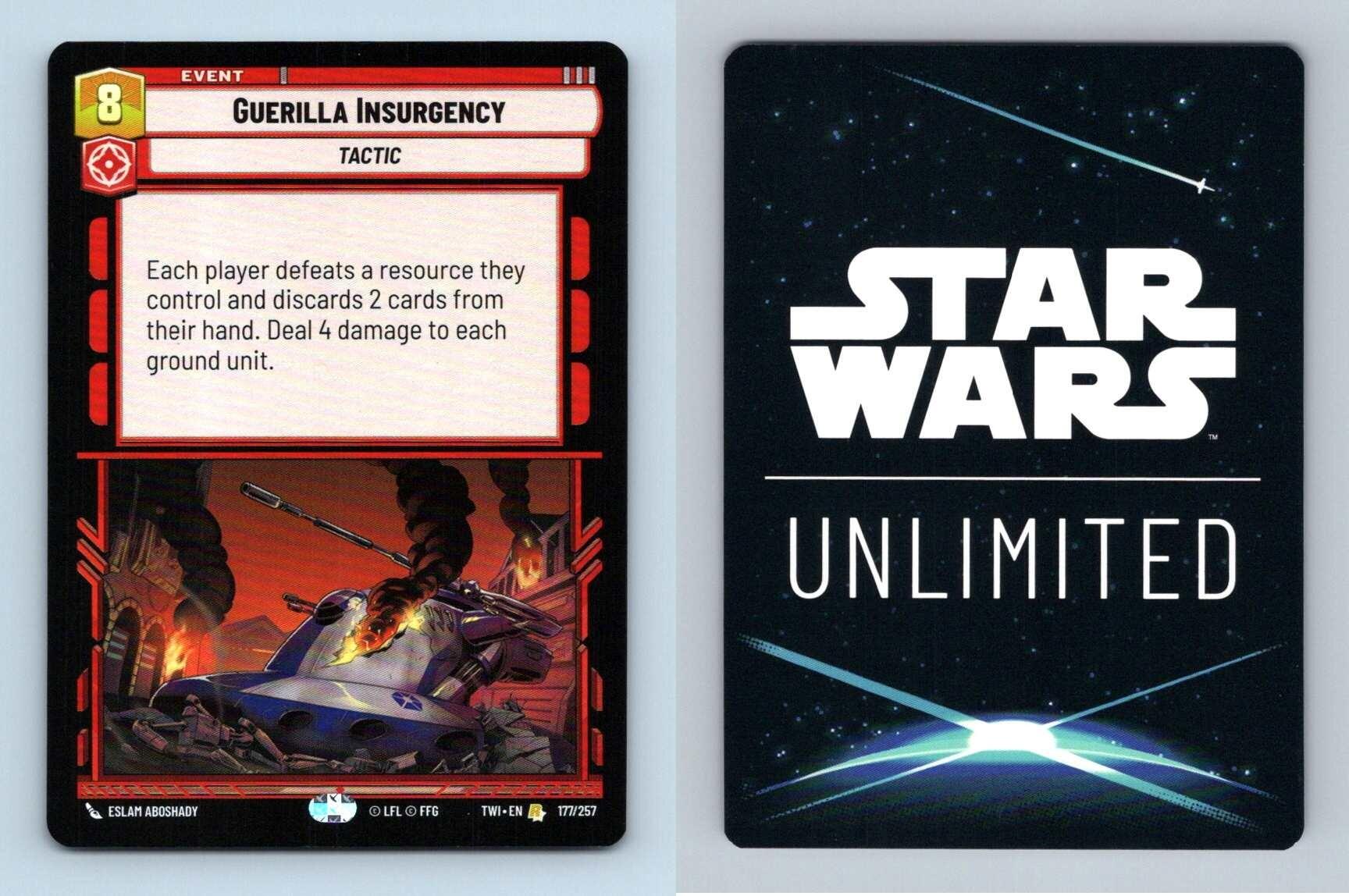 Guerilla Insurgency #177 Star Wars Unlimited Twilight Of The Republic Rare TCG-Breakoutcards