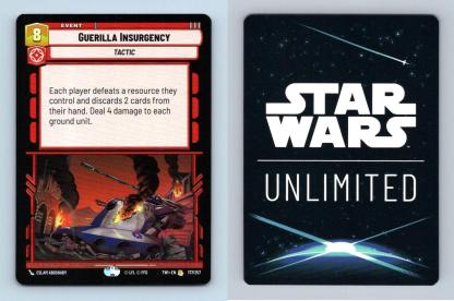 Guerilla Insurgency #177 Star Wars Unlimited Twilight Of The Republic Rare TCG-Breakoutcards