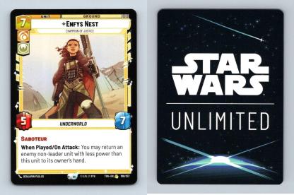 Enfys Nest #198/257 Star Wars Unlimited Twilight Of The Republic 2024 Rare TCG-Breakoutcards