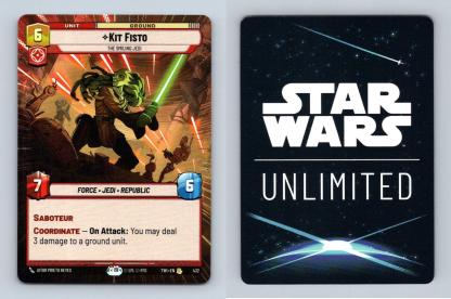 Kit Fisto #432 Star Wars Unlimited Twilight Of The Republic Rare Hyperspace TCG-Breakoutcards