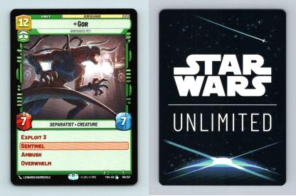 Gor #118/257 Star Wars Unlimited Twilight Of The Republic 2024 Legendary TCG-Breakoutcards