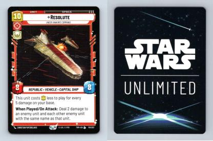 Resolute #151 Star Wars Unlimited Twilight Of The Republic 2024 Legendary TCG-Breakoutcards