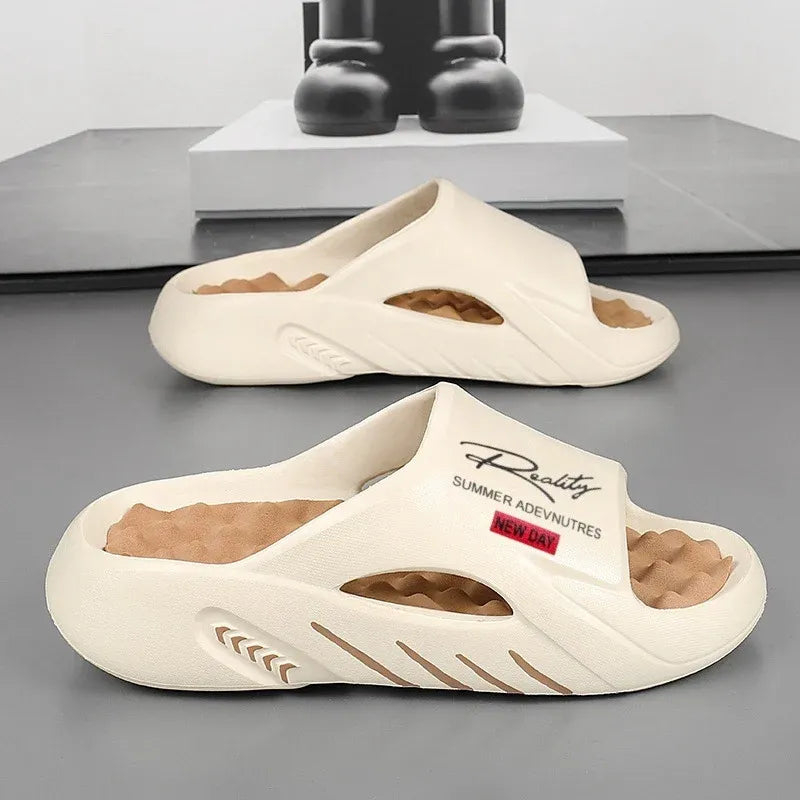 🔥LAST DAY - 50% OFF🛒Men's Thick-Soled Cloud-Like Comfort Slippers