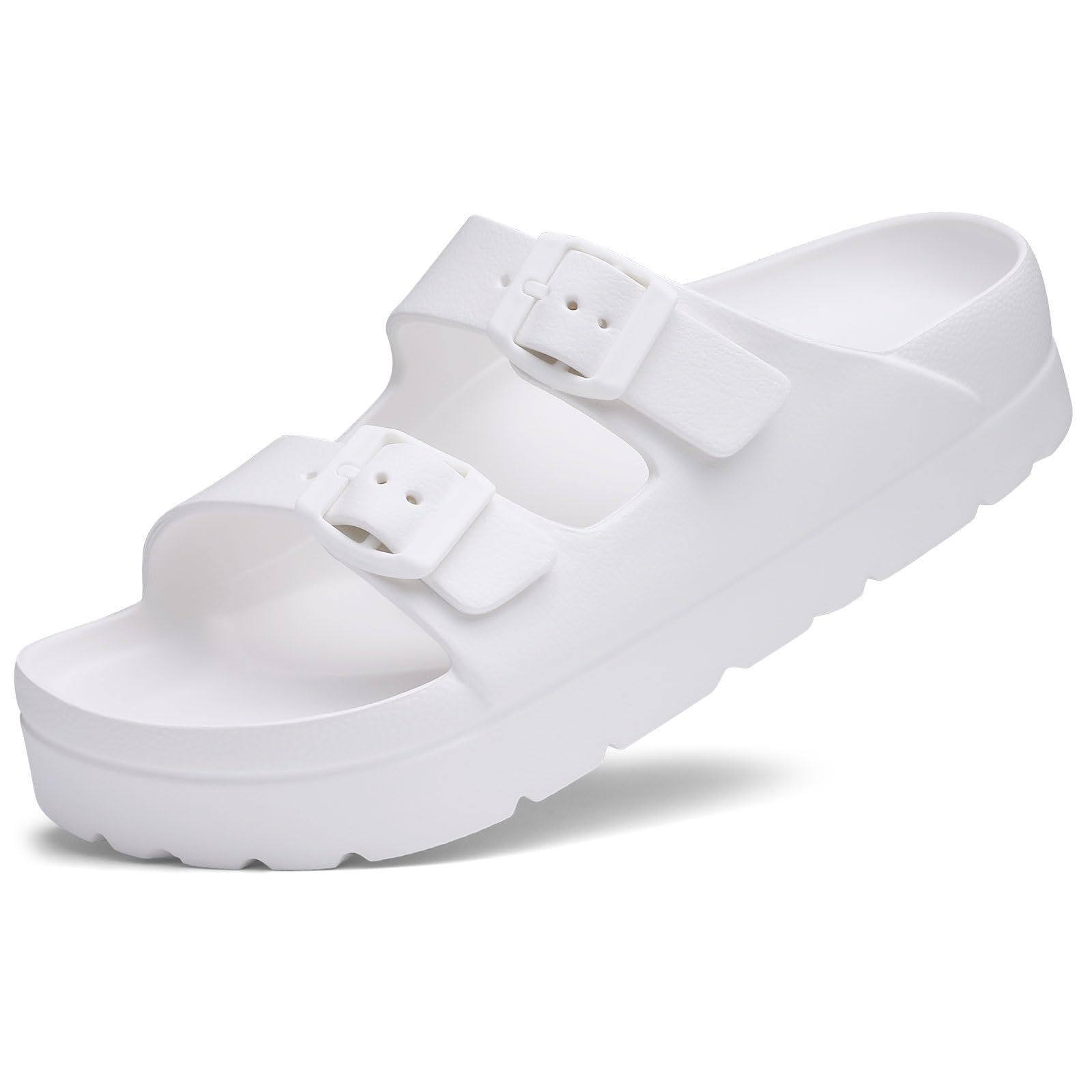 🔥Last Day Promotion 50% OFF - Women's Comfortable Arch Support Walking Platform Sandals with Adjustable Buckle