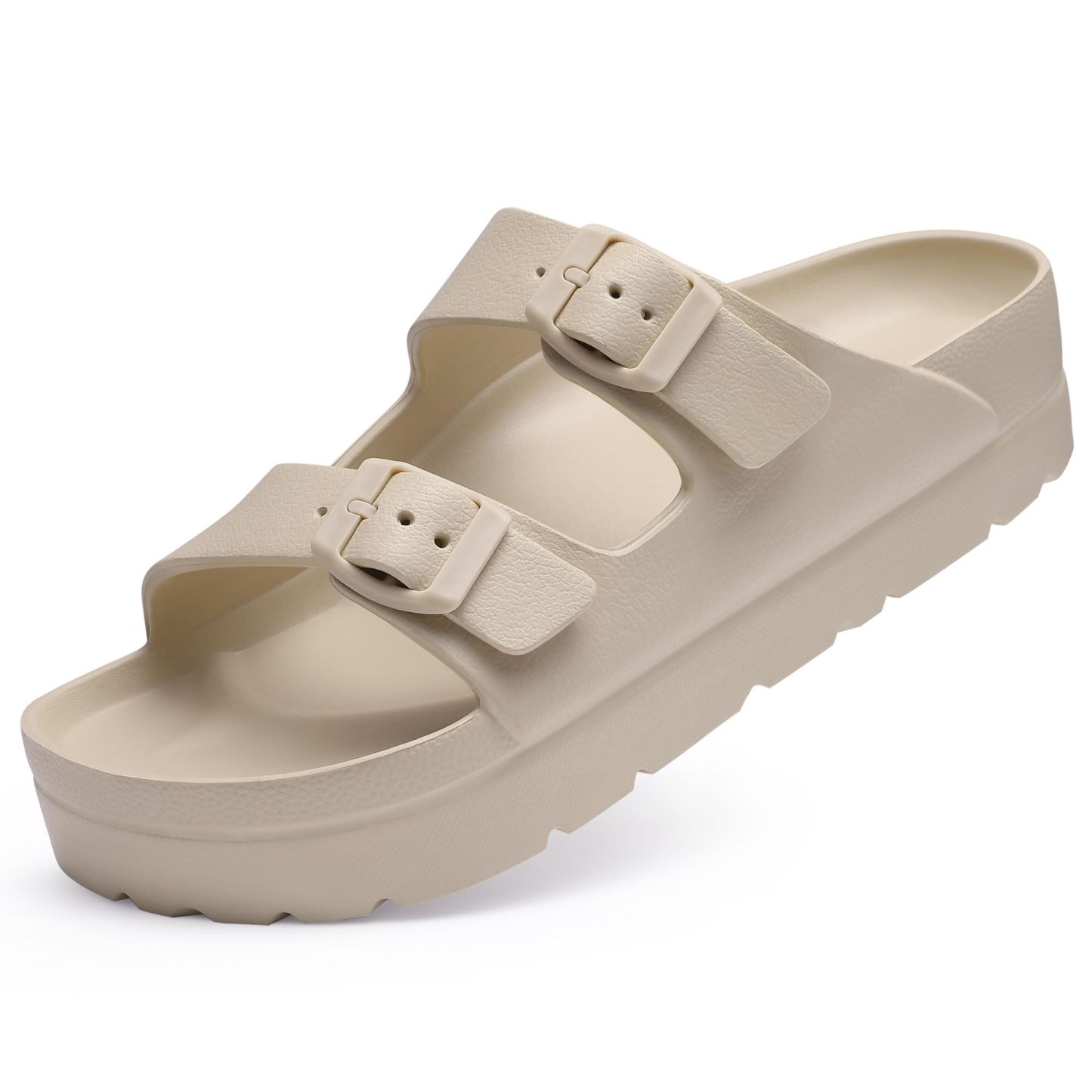 🔥Last Day Promotion 50% OFF -  Women's Comfortable Arch Support Walking Platform Sandals with Adjustable Buckle