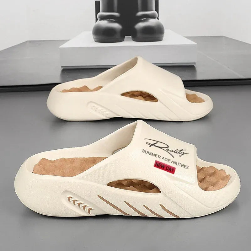 🔥LAST DAY - 50% OFF🛒Men's Thick-Soled Cloud-Like Comfort Slippers