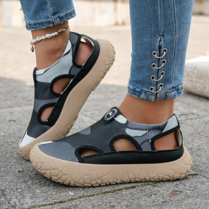🔥Last Day Promotion 50% OFF - Women's Printed Soft-Soled Slip-On Shoes