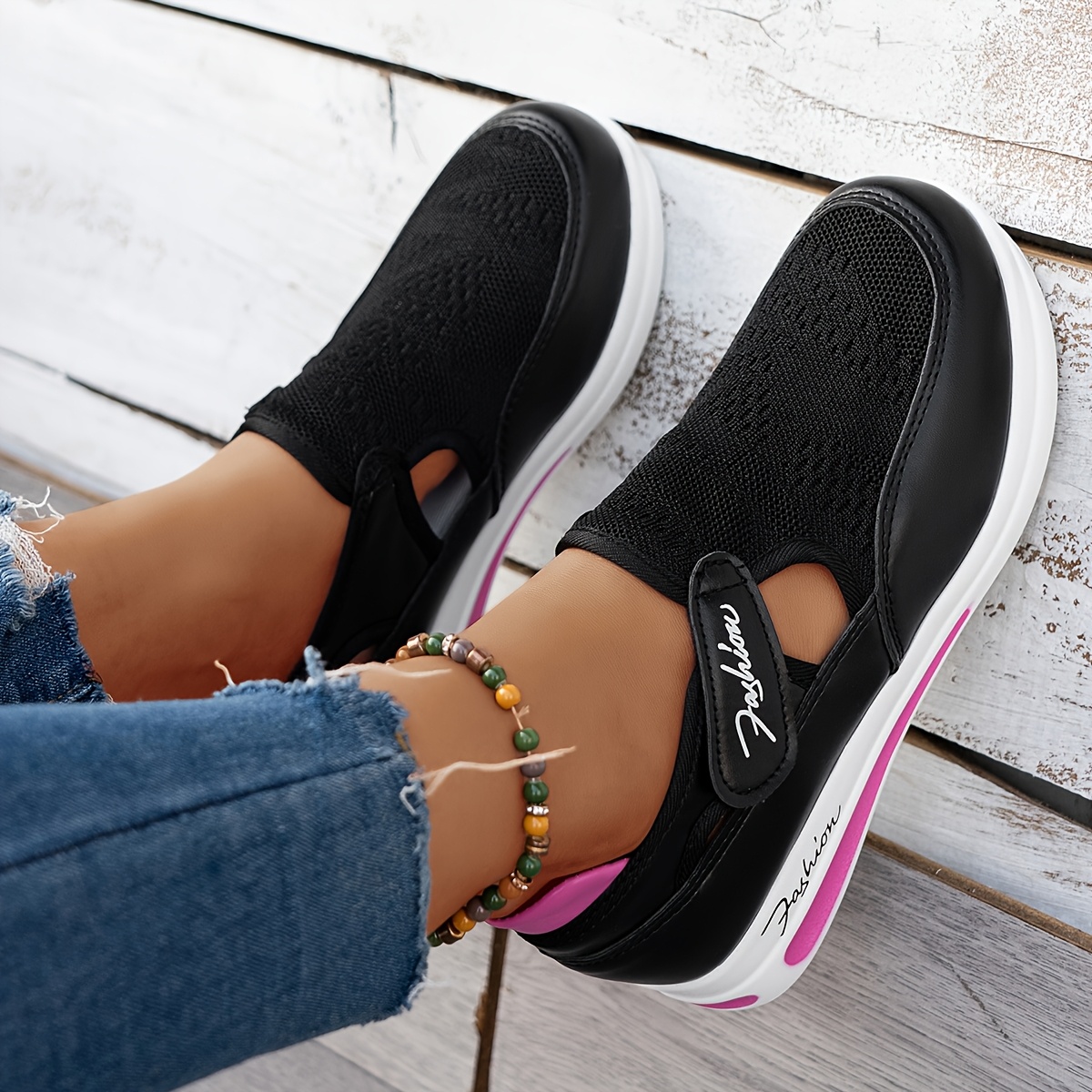 🔥Last Day Promotion 50% OFF - Women'S Breathable Mesh Slip-On Sneakers
