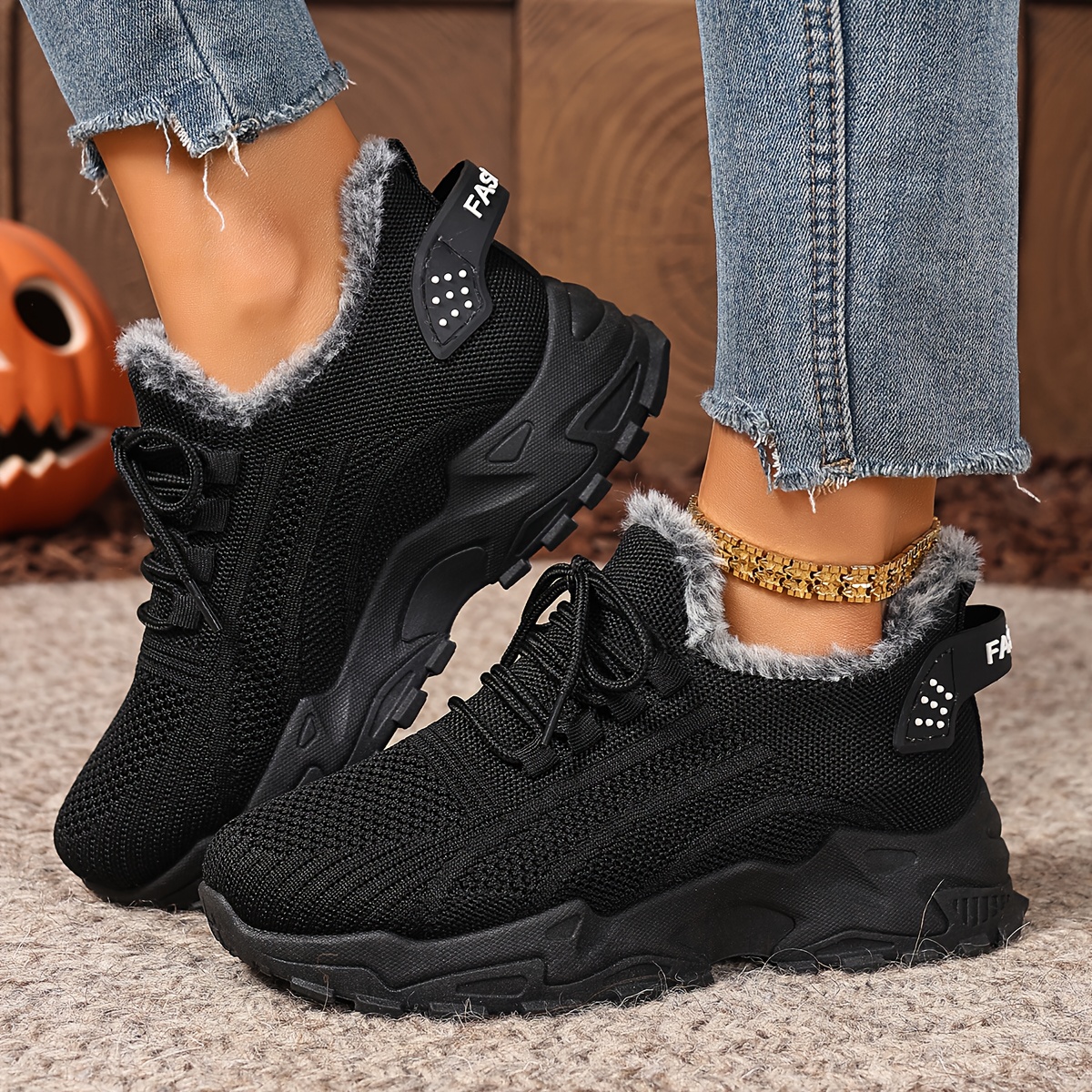 🔥Last Day 50% OFF - Fleece-Lined Orthopedic Pain-Relief Winter Walking Trainers