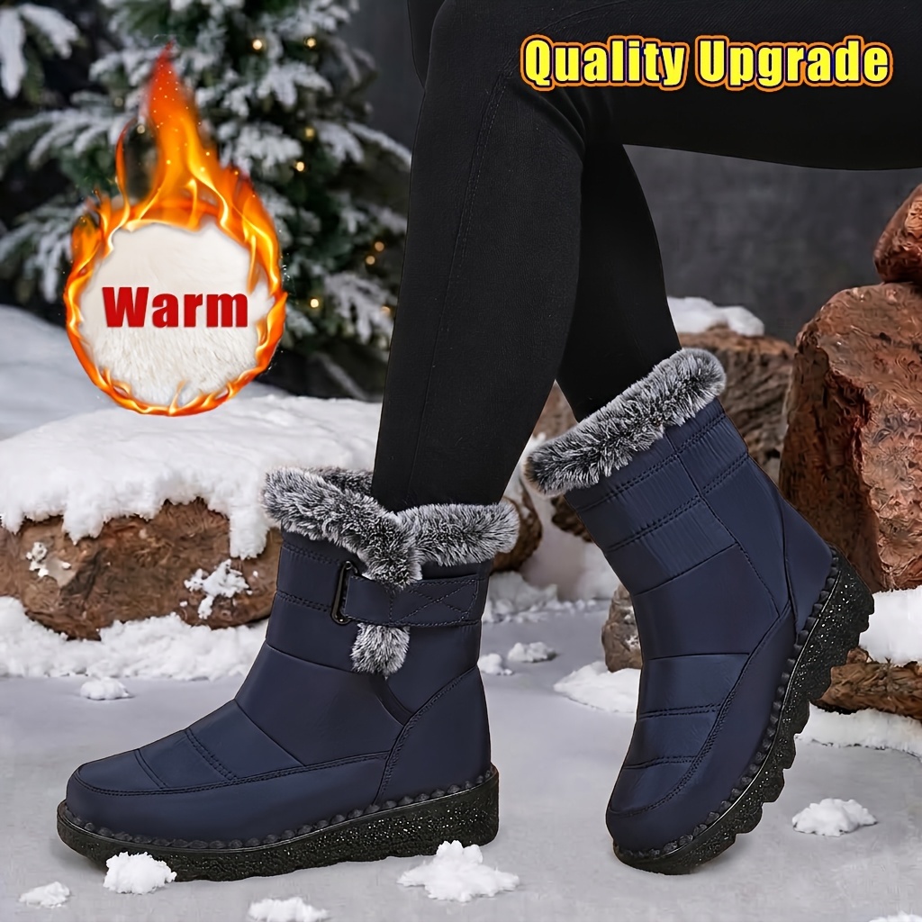 🔥Last Day 50% OFF - Women's Comfortable Warm Non-slip Snow Boots - Wide Fit, Cushioned Sole Pain Relief