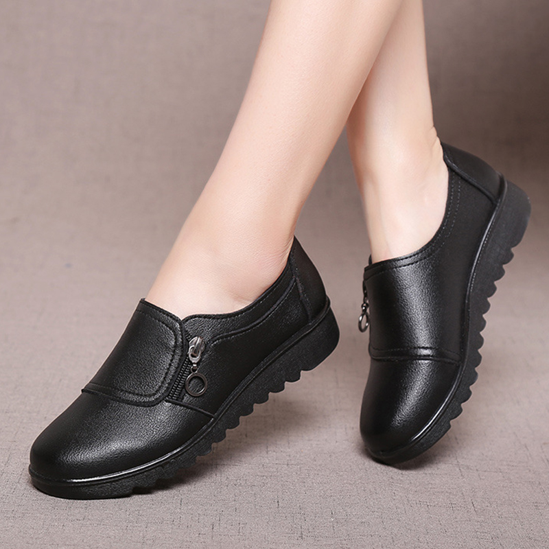 🔥Last Day 50% OFF - Women's Comfy Wide Fit Orthopedic Genuine Leather Loafers - Comfy Arch Support & Plantar Fasciitis & Foot Pain Relie