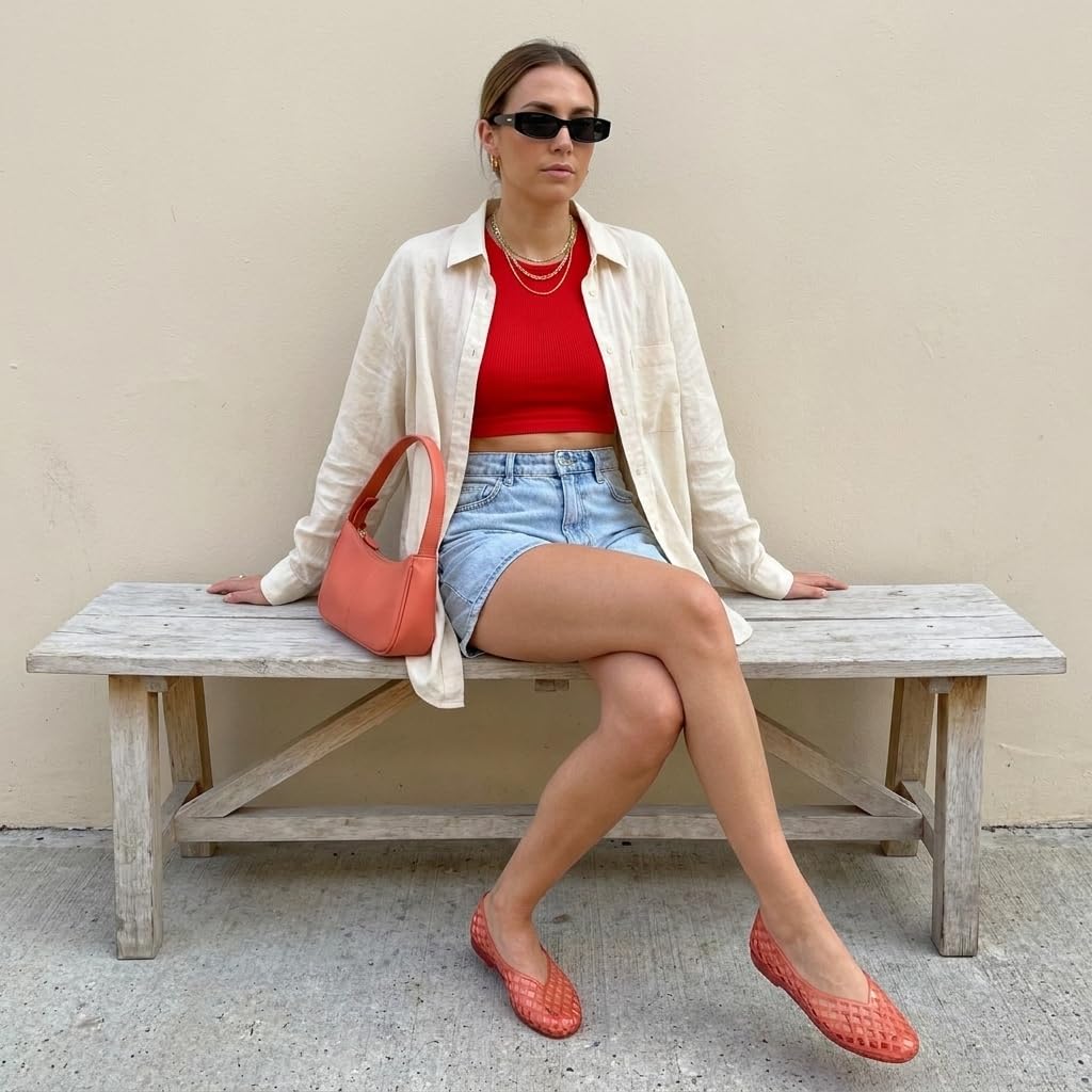 🔥Last Day Promotion 50% OFF - Womens Comfortable Slip On Jelly Shoes