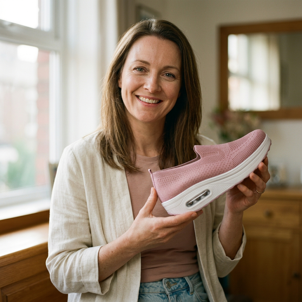 🔥50% OFF - Orthopaedic Air-Cushioned Shoes for Women – Anti-Fatigue Joint Support for Plantar Fasciitis & Heel Pain