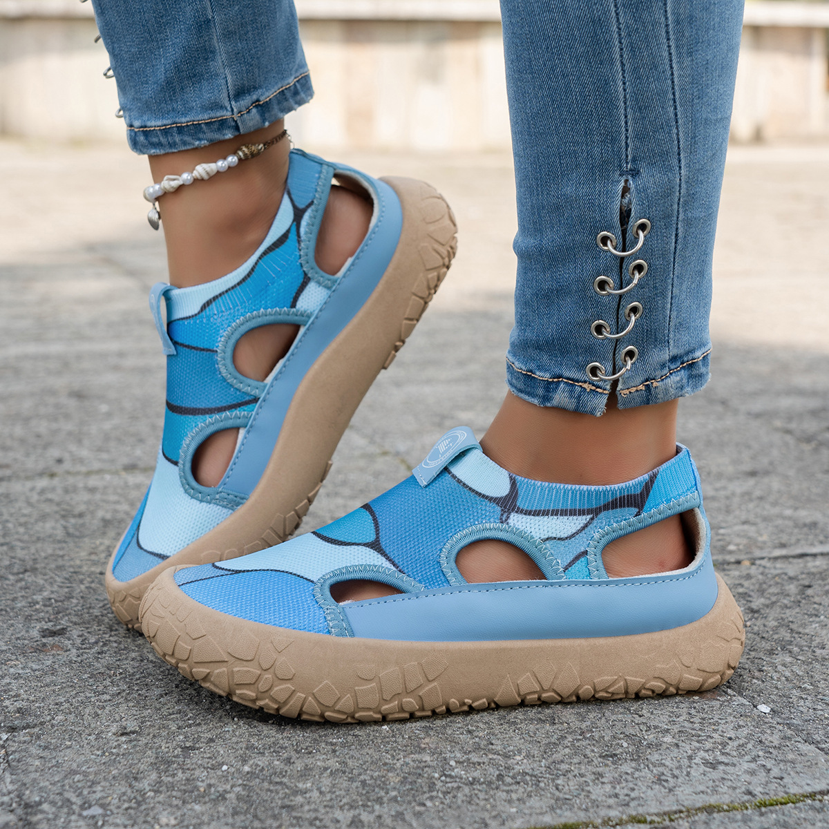 🔥Last Day Promotion 50% OFF - Women's Printed Soft-Soled Slip-On Shoes