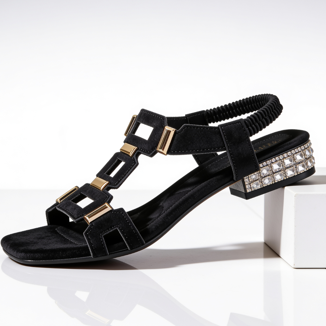 Bstore® - Florence Crystal Heel Sandals