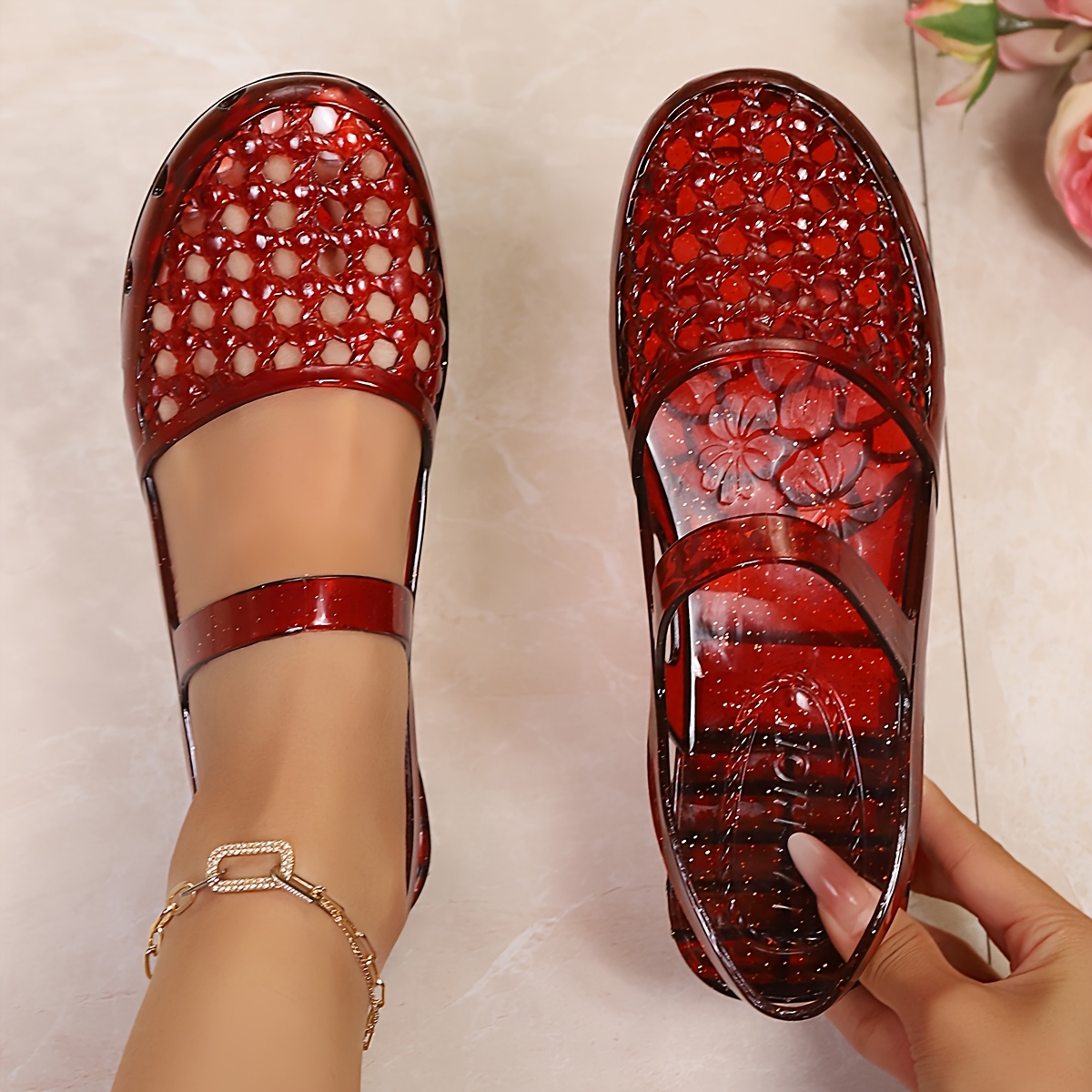 🔥Last Day Promotion 50% OFF - Women’s Comfort Stylish Clear Sandals
