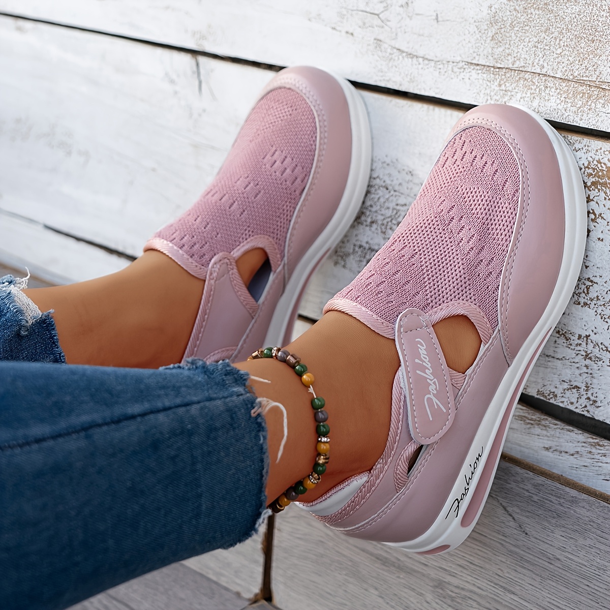 🔥Last Day Promotion 50% OFF - Women'S Breathable Mesh Slip-On Sneakers
