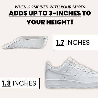 Invisible Orthopedic Height Boost Insoles–Comfort Support & Confidence All Day