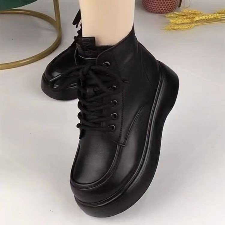 🔥Last Day Promotion 50% OFF - Women's Winter Warm Thick-Sole Genuine Leather Boots