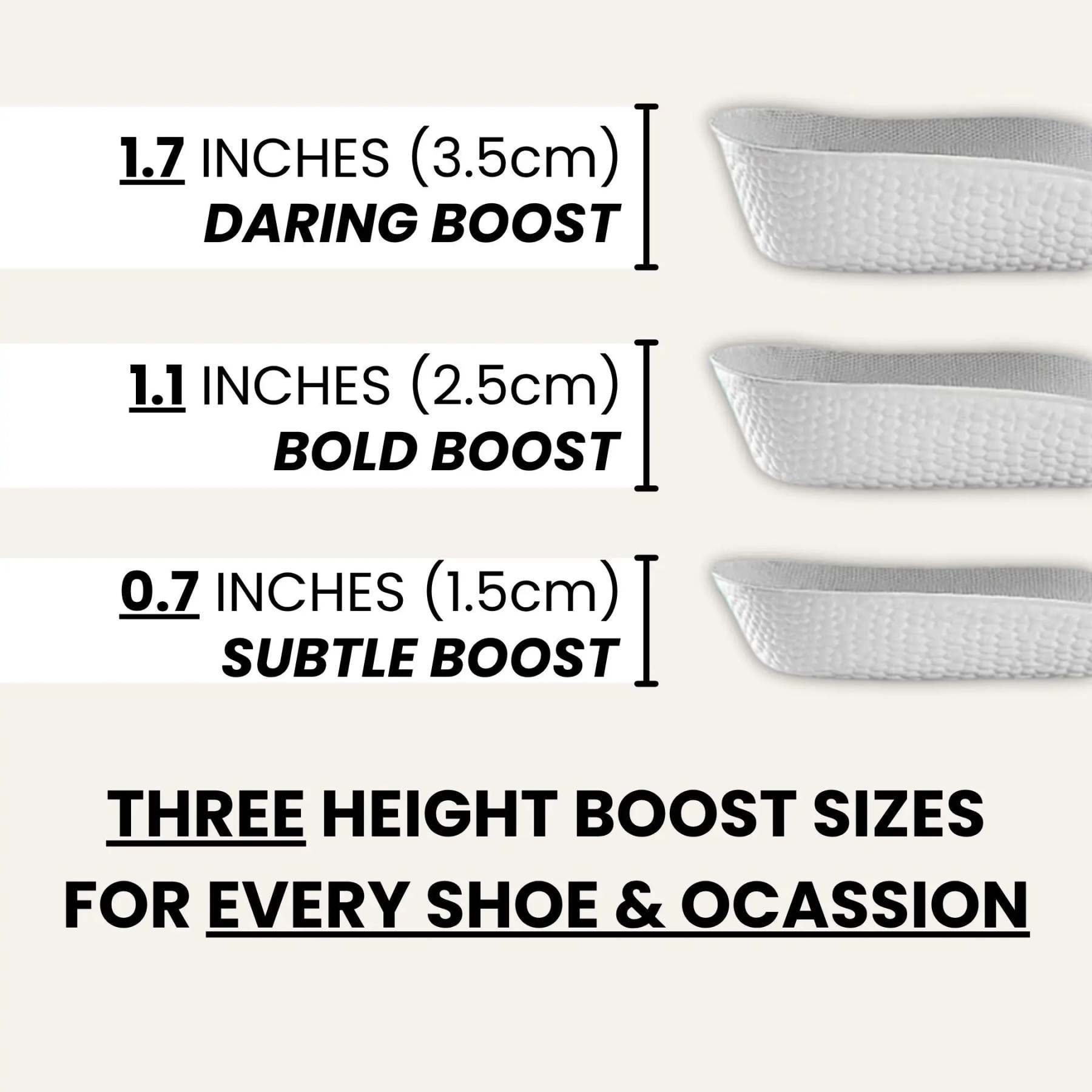 Invisible Orthopedic Height Boost Insoles–Comfort Support & Confidence All Day