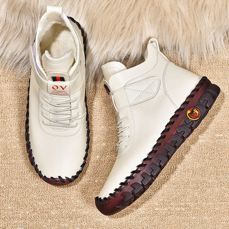 🔥Last Day 50% OFF - Women'S Comfortable Orthopedic Pain-Relief Leather Cushioning Ankle Boots
