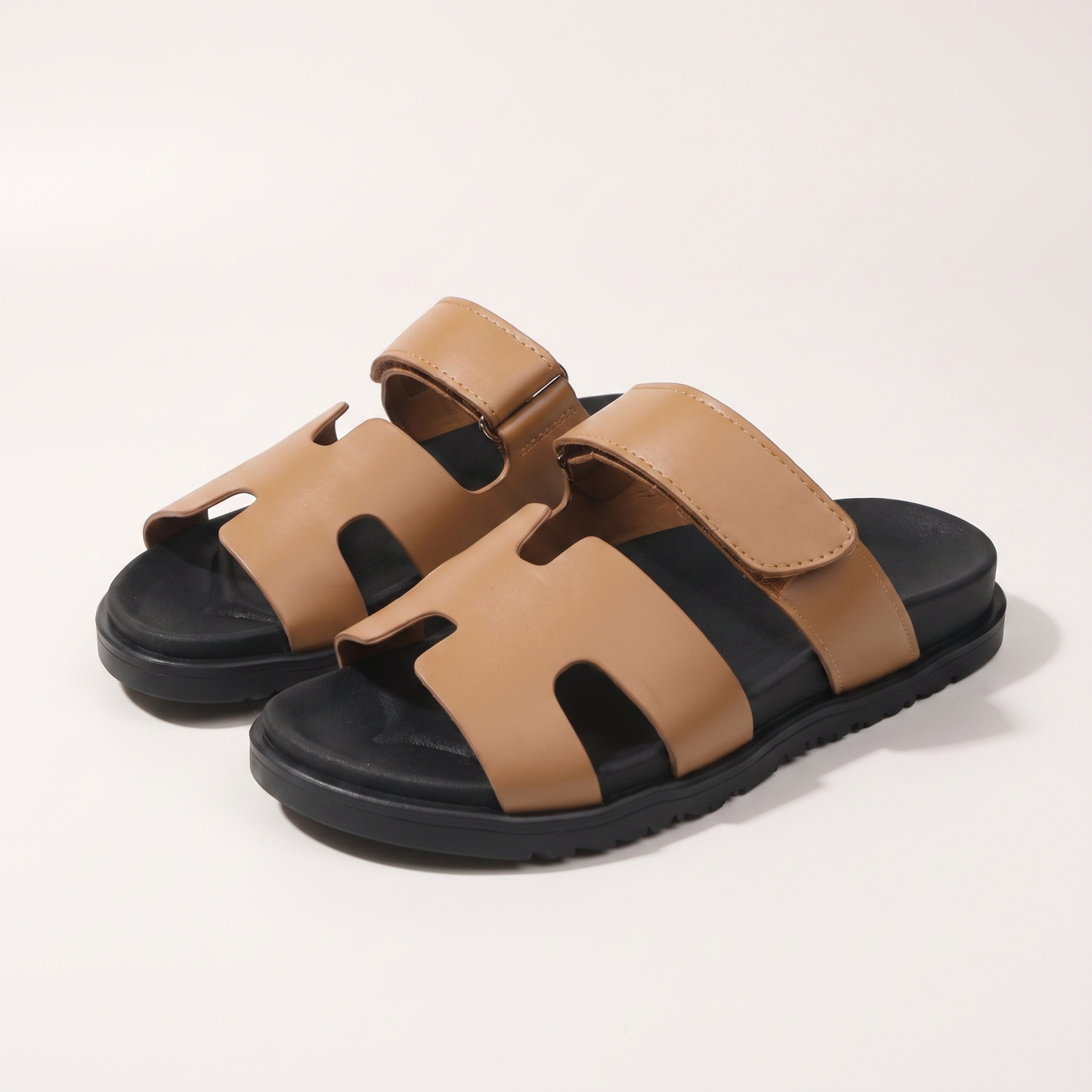 🔥Last Day Promotion 50% OFF - Women's H-Cut Leather Platform Sandals