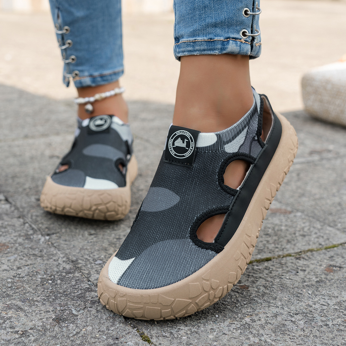 🔥Last Day Promotion 50% OFF - Women's Printed Soft-Soled Slip-On Shoes