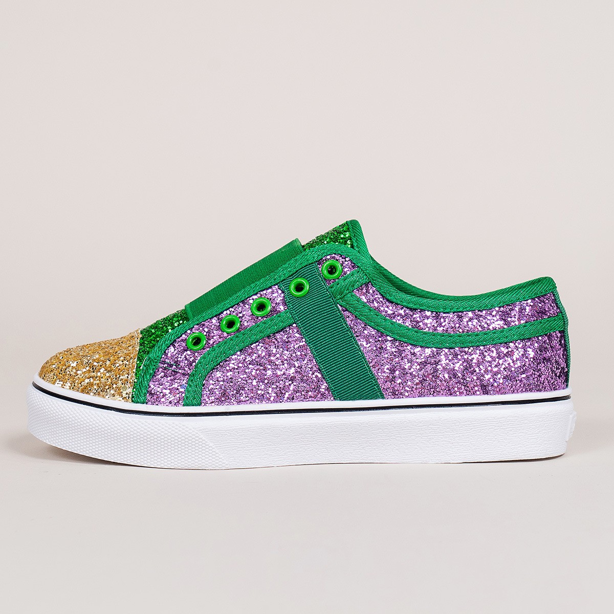 🔥Last Day Promotion 50% OFF - Women’s Shiny Glitter Slip On Trainers