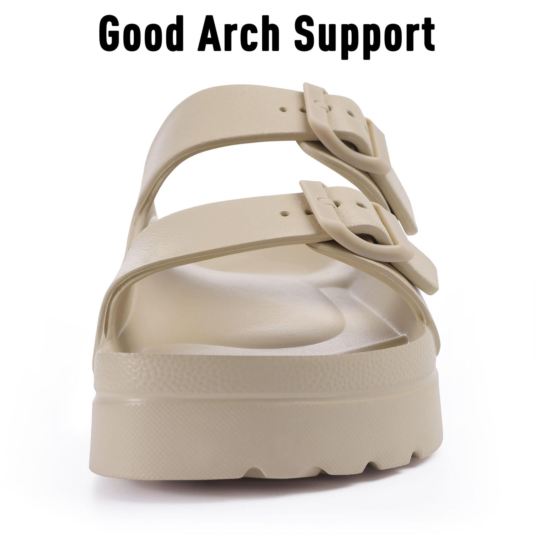 🔥Last Day Promotion 50% OFF -  Women's Comfortable Arch Support Walking Platform Sandals with Adjustable Buckle