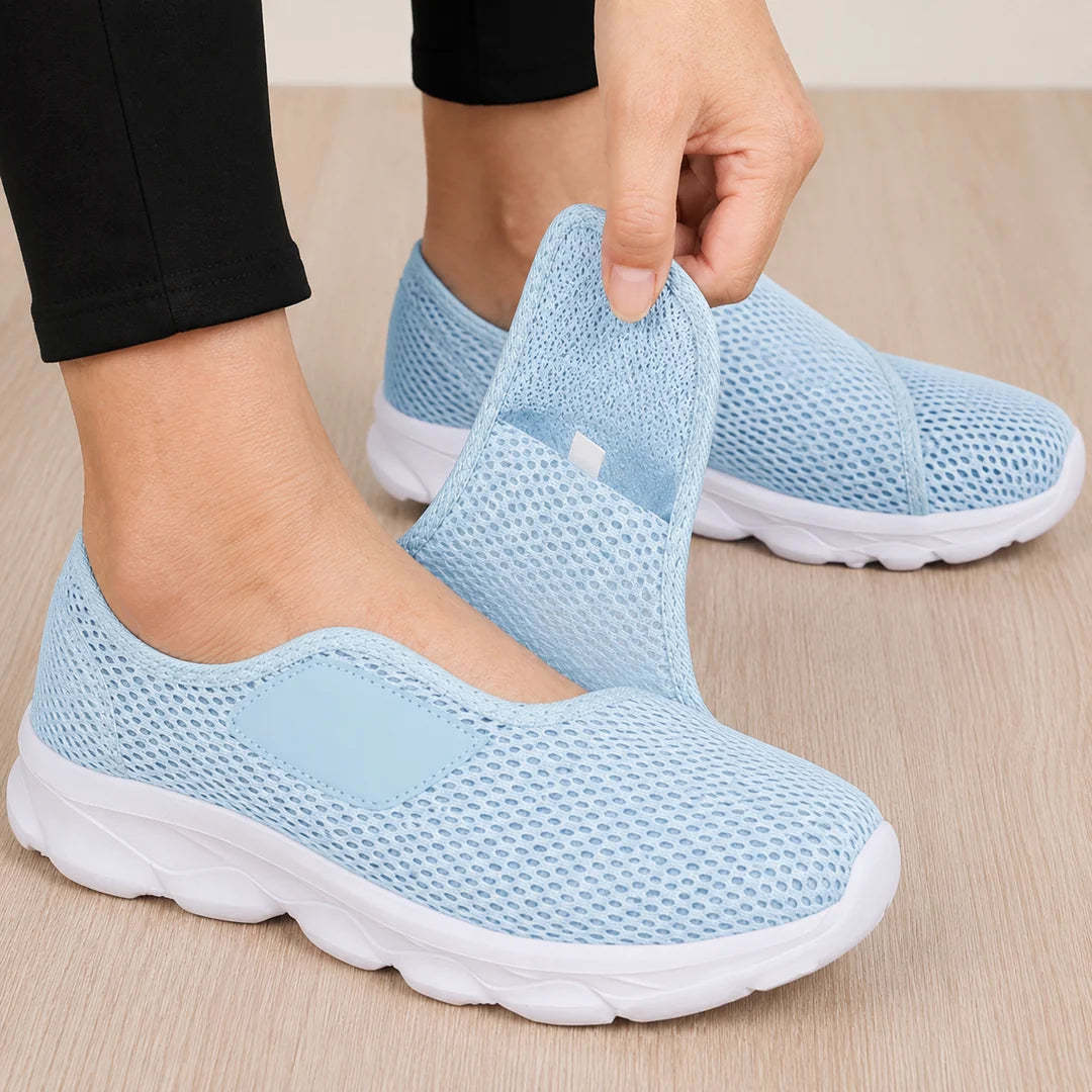 🔥Last Day 50% OFF - Comfort Orthopaedic Breathable Mesh Slip-On Shoes – Foot Pain Relief & Soft Cushion Sole