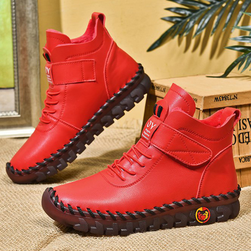 🔥Last Day 50% OFF - Women'S Comfortable Orthopedic Pain-Relief Leather Cushioning Ankle Boots