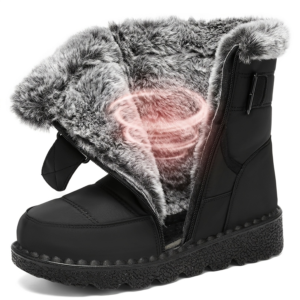 🔥Last Day 50% OFF - Women's Comfortable Warm Non-slip Snow Boots - Wide Fit, Cushioned Sole Pain Relief