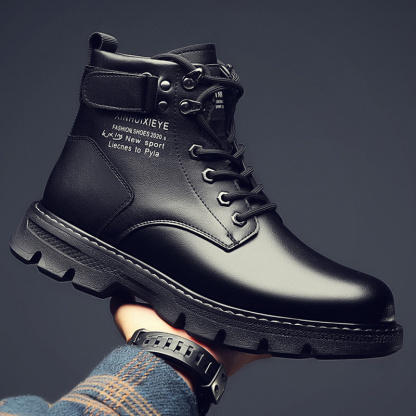 🔥Last Day! 50% OFF - Men's Handmade Leather Boots with Arch Support 