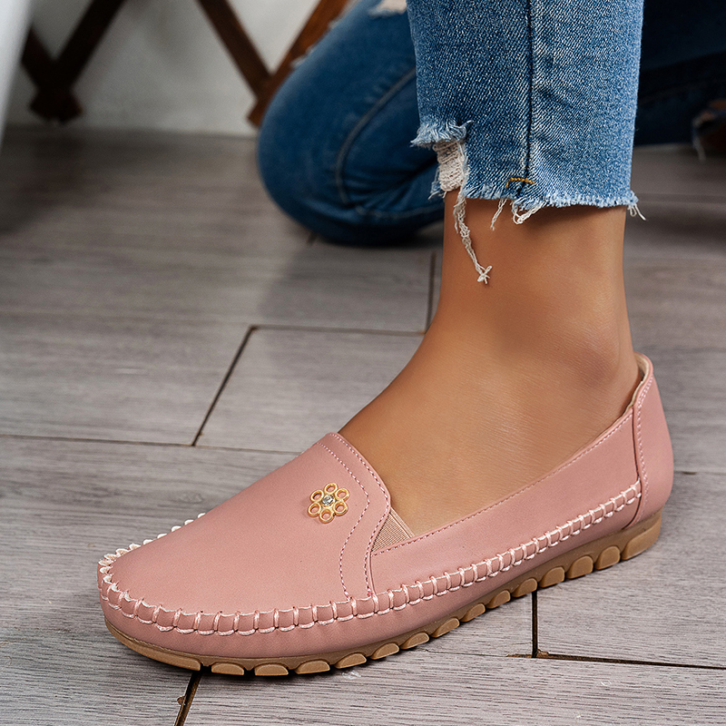 🔥Last Day Promotion 50% OFF - Genuine Leather Slip-On Moccasin Walking Loafers