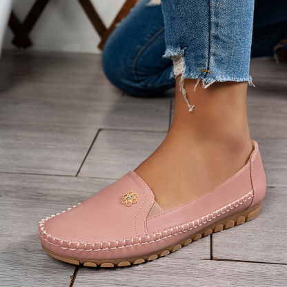 🔥Last Day Promotion 50% OFF - Genuine Leather Slip-On Moccasin Walking Loafers
