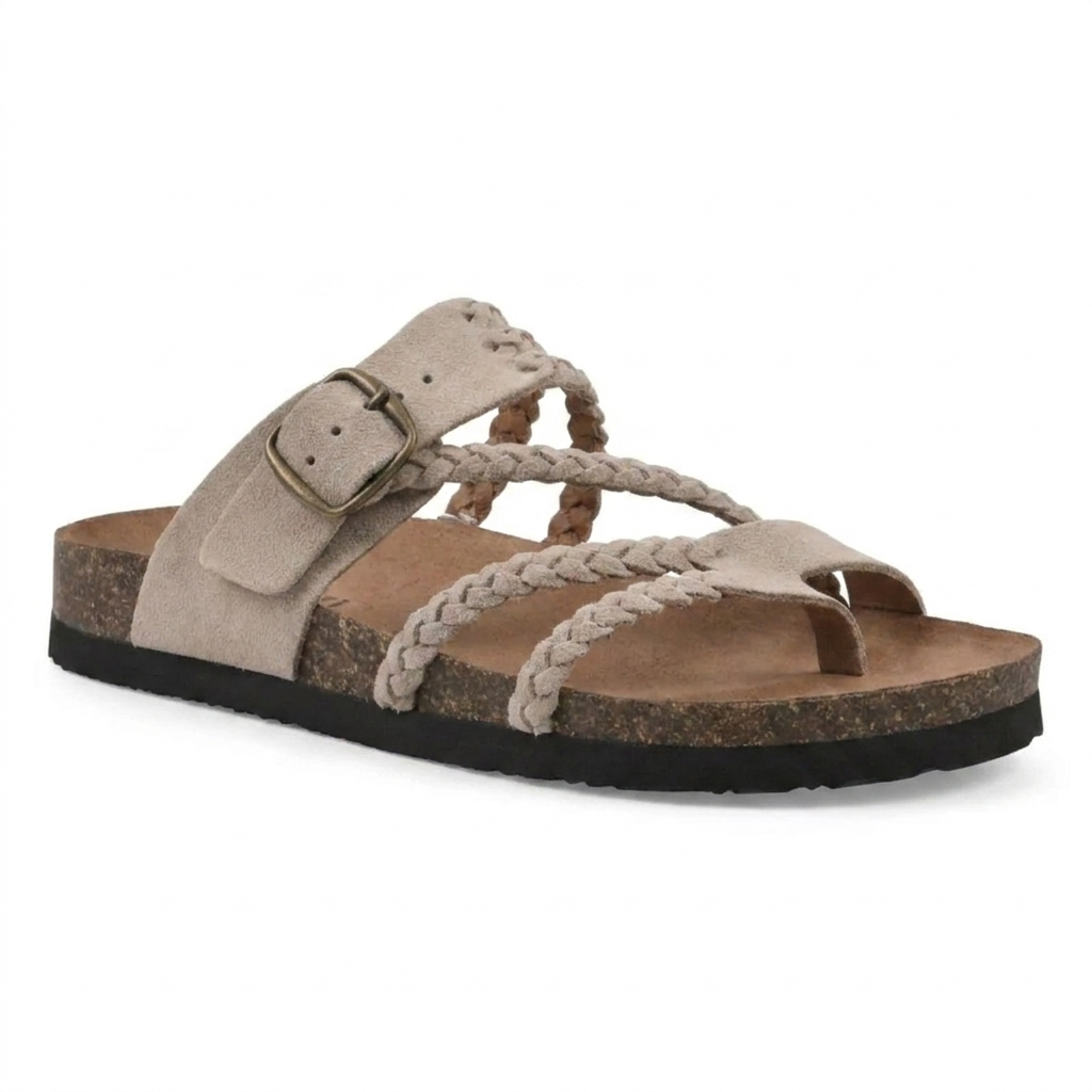 🔥Last Day Promotion 50% OFF - Braided Cork Sandals | Orthotic Cushioning & All-Day Comfort