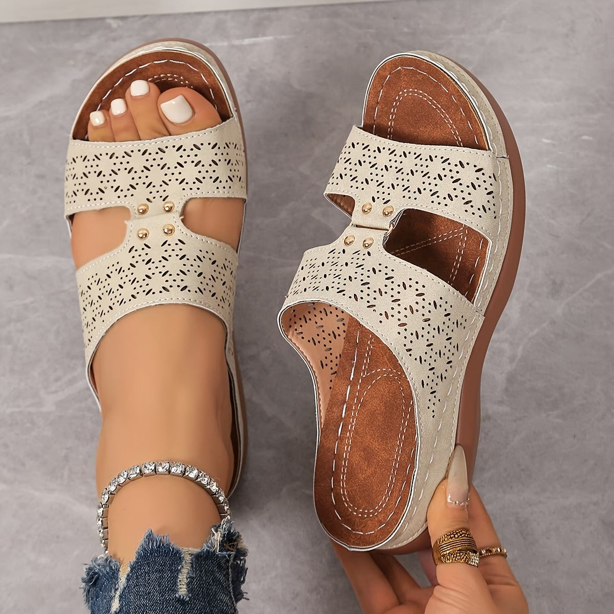 🔥Last Day Promotion 50% OFF - Women’s Comfortable Arch Support Sandals