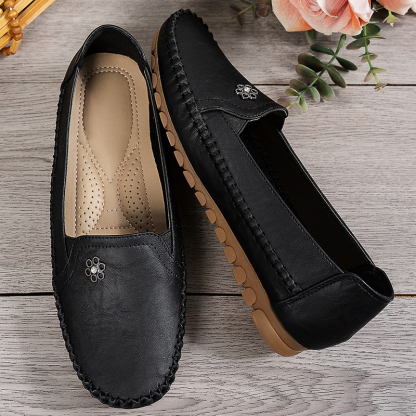 🔥Last Day Promotion 50% OFF - Genuine Leather Slip-On Moccasin Walking Loafers