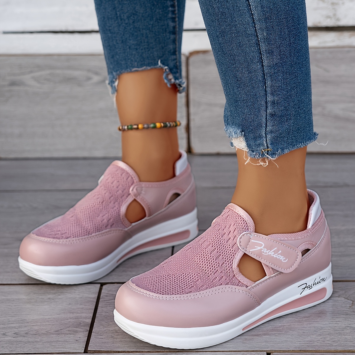 🔥Last Day Promotion 50% OFF - Women'S Breathable Mesh Slip-On Sneakers