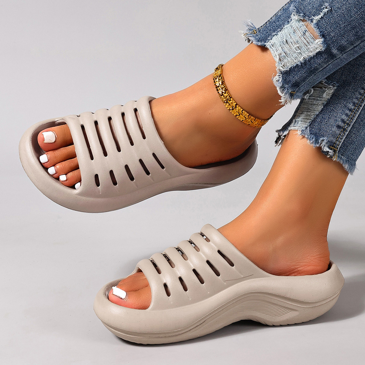 🔥Last Day Promotion 50% OFF - Women's Comfort Thick-Soled Cushioned Orthopaedic Sandals