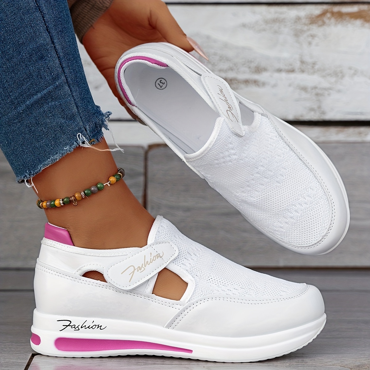 🔥Last Day Promotion 50% OFF - Women'S Breathable Mesh Slip-On Sneakers