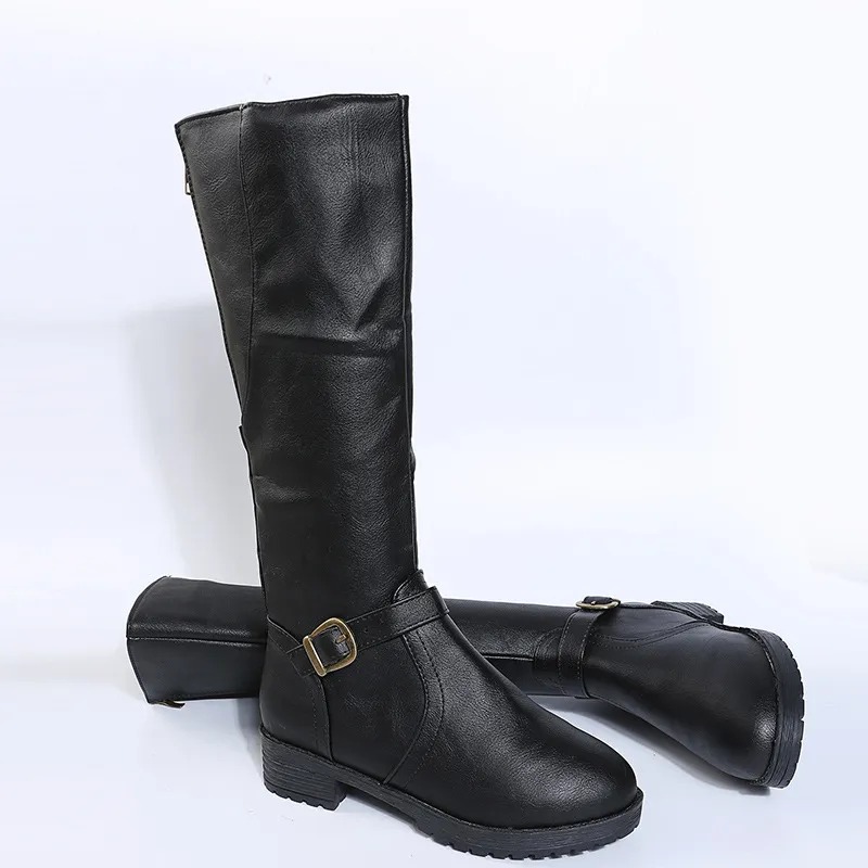 🔥Last Day 50% OFF - Women's Orthopaedic Leather Knee-High Boots | Comfortable Cushion Foot Pain Relief 