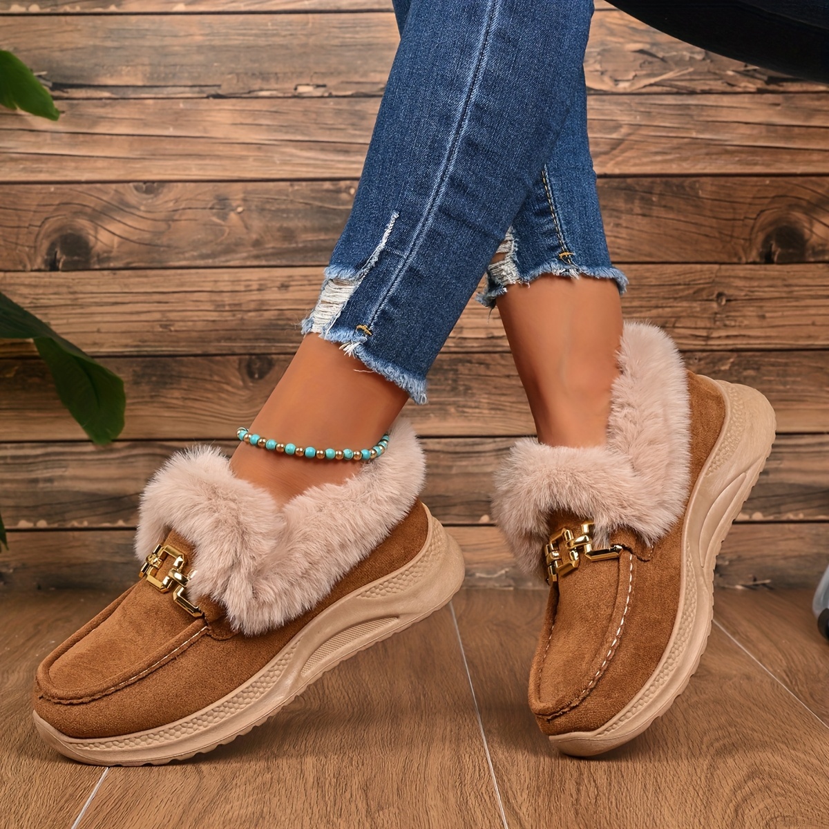 🔥Last Day Promotion 50% OFF - Women's Snow-Ready Thermal-Lined Chunky-Sole Casual Boots