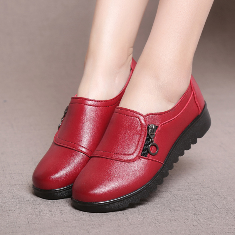 🔥Last Day 50% OFF - Women's Comfy Wide Fit Orthopedic Genuine Leather Loafers - Comfy Arch Support & Plantar Fasciitis & Foot Pain Relie