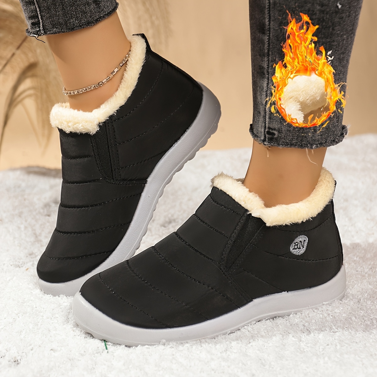 🔥Last Day Promotion 50% OFF - Women's Lightweight Winter Warm Ankle Boots