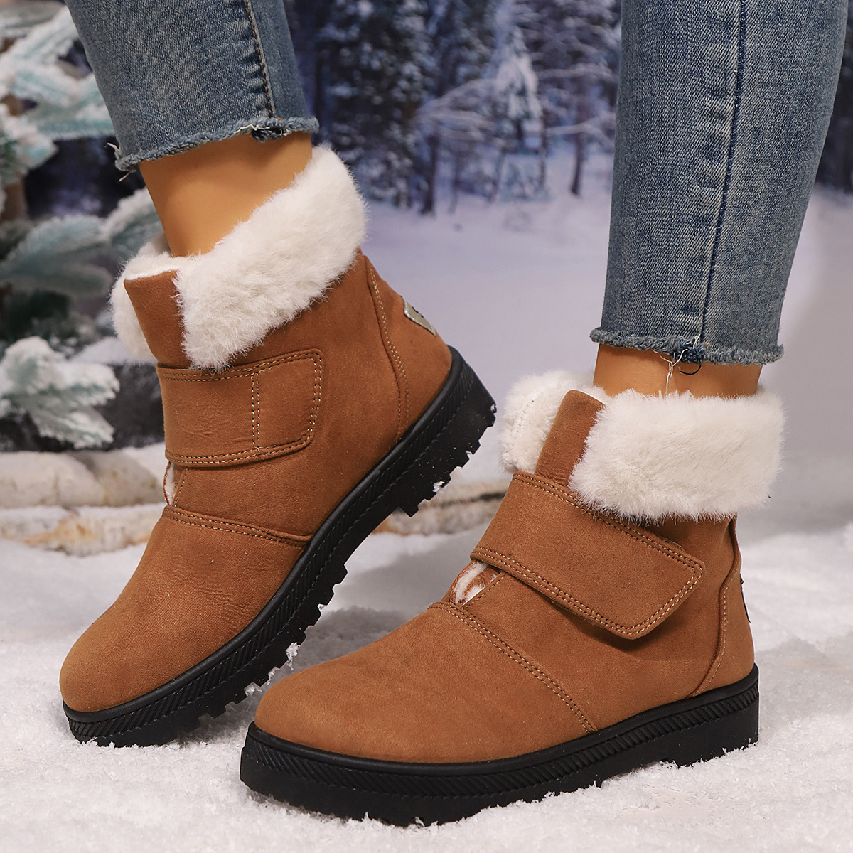 🔥Last Day Promotion 50% OFF - Women's Comfort Wool Lined Orthopaedic Snow Boots