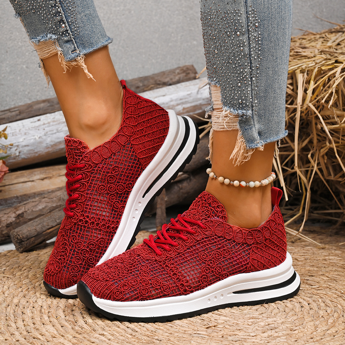 🔥Last Day Promotion 50% OFF - Women's Fashionable Comfortable Breathable Orthopaedic Sneakers