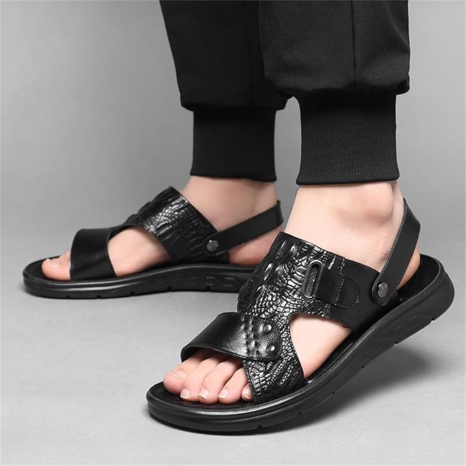 🔥Last Day Promotion 70% OFF - Men's Comfortable Genuine Leather Orthopaedic Sandals