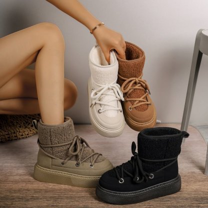 🔥Last Day Promotion 50% OFF - Women's Ultra-Comfortable Thick-Sole Thermal Snow Boots